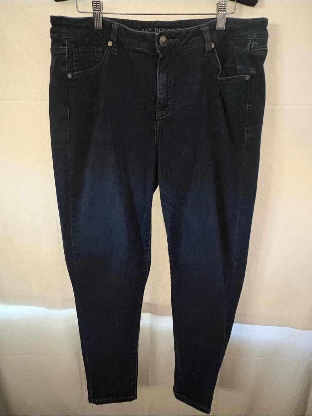 Lane Bryant Black Straight-Leg Women's Jeans
